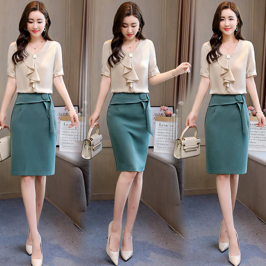 WZNH-HBLJRA8135夏季休闲宽松气质优雅时尚潮流套装 商品图2