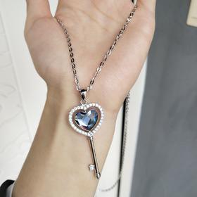 S925银开启心扉套链