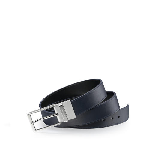 新秀丽男士皮带经典简约头层牛皮腰带商务休闲双面皮带BW6*007 商品图2