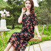 MQ-A236夏装新款时尚气质碎花雪纺连衣裙YY 商品缩略图3