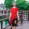 MQ-1753-858-1夏装大码宽松阔太太假两件连衣裙YY 商品缩略图1