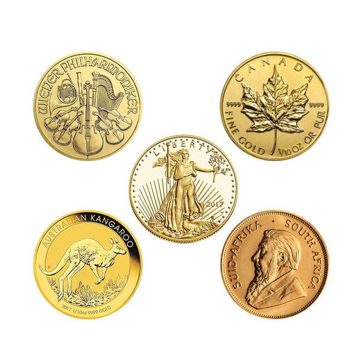 金价购世界五大投资金币