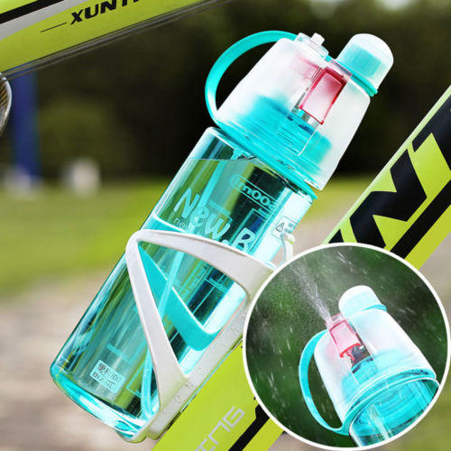 创意水瓶 塑料水杯随手携带便携运动健身男简约清新森系女杯子 商品图1