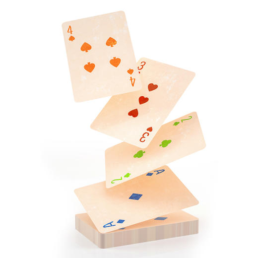 mideer弥鹿动物扑克牌儿童益智早教卡牌幼儿卡片个性创意扑克牌认知闪