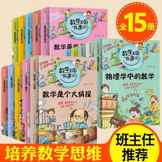 数学王国奇遇记（全15册）3-15岁  思维训练趣味数学故事书数学启蒙儿童书籍 商品图2