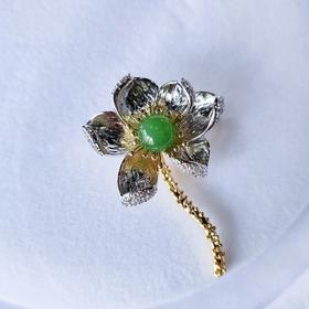 碧玉胸针