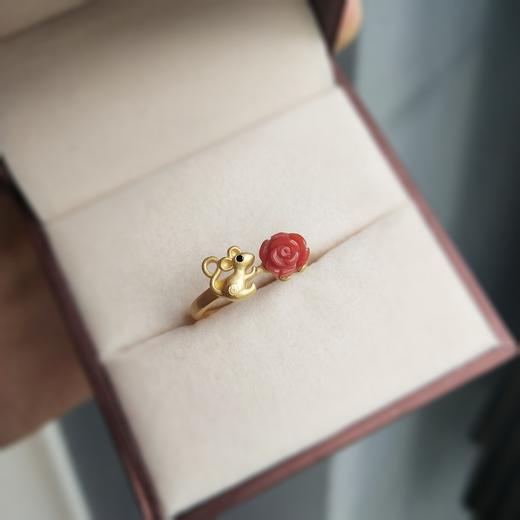 珊瑚老鼠戒指 商品图1