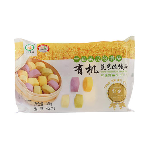 有机蔬菜泥馒头320g 商品图3
