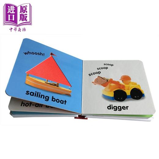 【中商原版】DK触摸启蒙 交通工具 Baby Touch and Feel 儿童英语启蒙触摸纸板书 撕不烂 边学边玩 英文原版 0-3岁 触摸书 商品图4