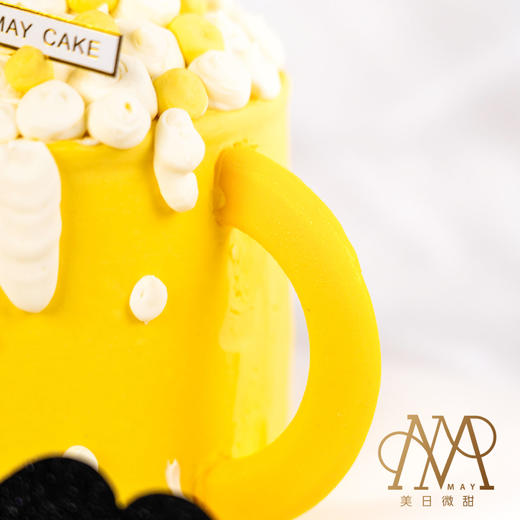 3361“一起哈啤”黄底水果蛋糕 商品图7