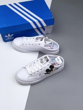 阿‮达迪‬斯adidas三‮草叶‬史密斯 Originals Superstar"迪士‮联尼‬名 米老鼠 史密斯经典百搭‮闲休‬运动板鞋 货号：FX0532 size 35-40 d7