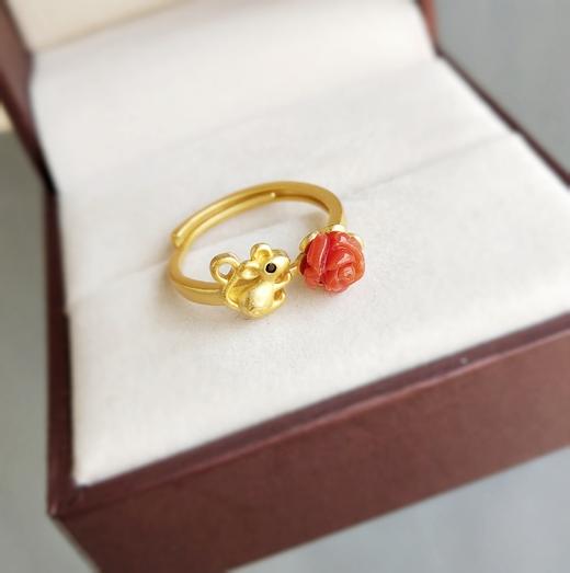 珊瑚老鼠戒指 商品图0