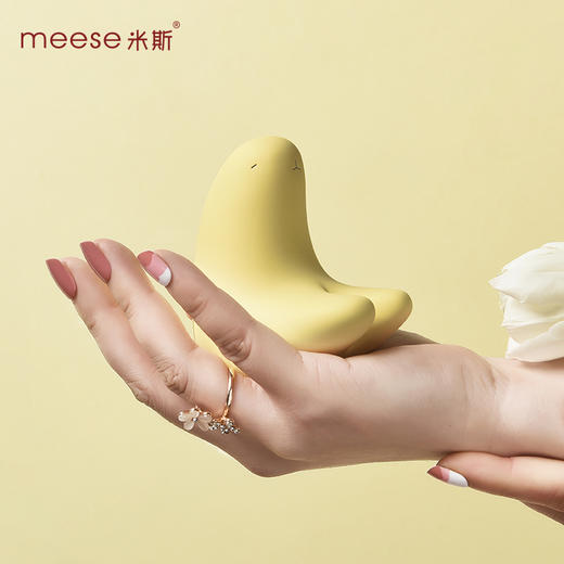 送清洗润滑meese米斯熊跳蛋按摩器软萌允吸震动乳夹豆豆