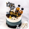 【3364】与您共饮”灰白黑渐变底水果蛋糕 商品缩略图6