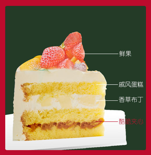 【抽奖专用】盐系青年下午茶蛋糕，3-5人份（1磅）免费送货上门 商品图3