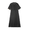 XY-MY13066新款宽松黑色百搭气质淑女纯色桑蚕丝连衣裙 商品缩略图2