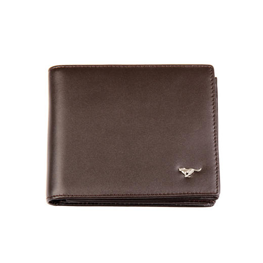 七匹狼钱包男士短款钱包礼盒 商务休闲横款钱夹时尚百搭新款头层牛皮 咖啡色3A0813163-02 商品图1