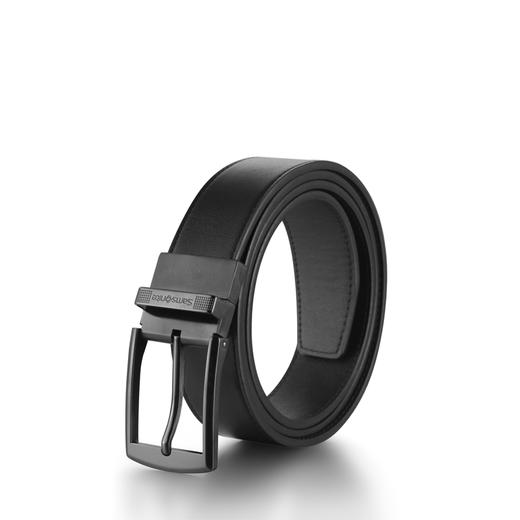 新秀丽男士皮带经典简约头层牛皮腰带商务休闲双面皮带BW6*008 商品图0