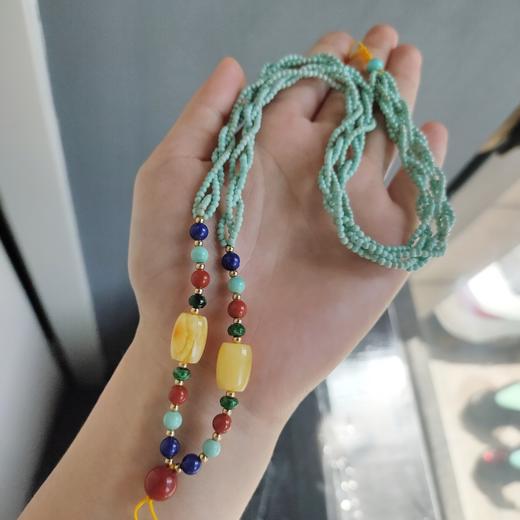 绿松石毛衣链链子 商品图0