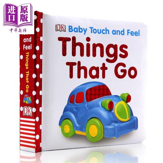 【中商原版】DK触摸启蒙 交通工具 Baby Touch and Feel 儿童英语启蒙触摸纸板书 撕不烂 边学边玩 英文原版 0-3岁 触摸书 商品图0