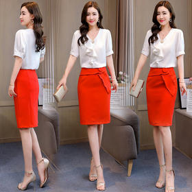 WZNH-HBLJRA8135夏季休闲宽松气质优雅时尚潮流套装