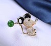 米老鼠碧玉胸针 商品缩略图1