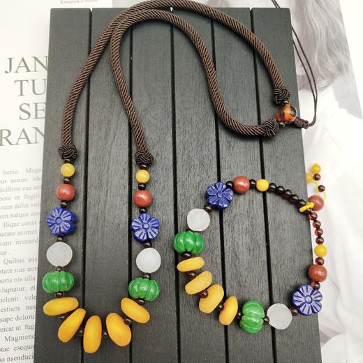 蜜蜡套盒(手串项链) 商品图0