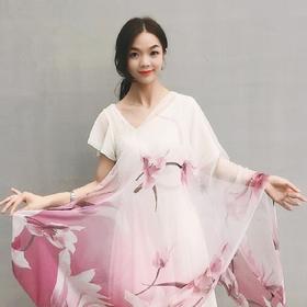 优品堂“如花似玉”桑蚕丝空调巾