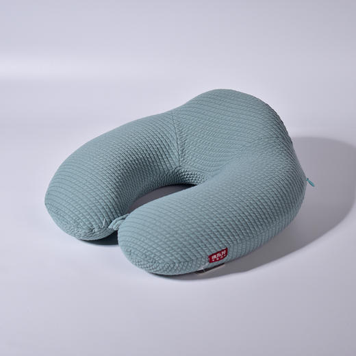 螺纹布记忆棉U型枕颈椎护颈便携旅行坐车飞机睡觉神器午睡 JF20123 商品图3