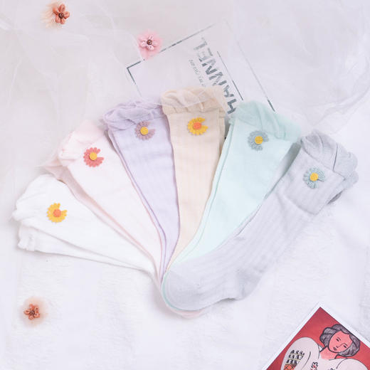 卡通婴儿袜防蚊过膝长高筒袜 | 透气新生儿童宝宝长袜 商品图1