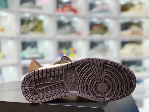 必备潮品 Travis Scott x Air Jordan 1 Low  AJ1 低帮倒钩 TS联名板鞋 反向倒勾 货号：CQ4277-001匠心之作 拒绝炒价 Size：36-45 商品图3