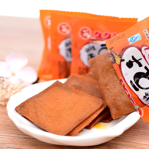 10个久久丫甜辣薄豆干散装10个