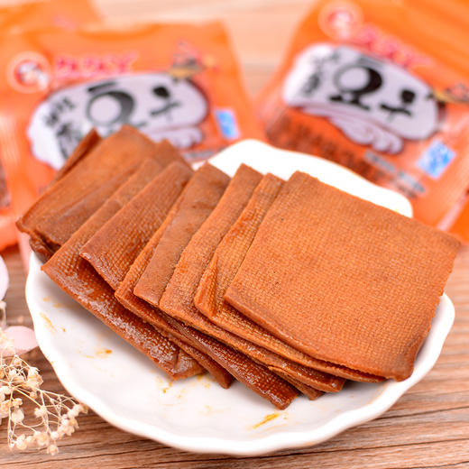 10个久久丫甜辣薄豆干散装10个
