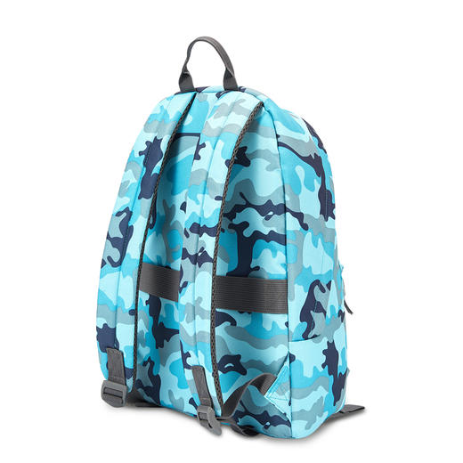 DELSEY法国大使 时尚迷彩双肩包休闲包男女 蓝色70371860012  商品图3