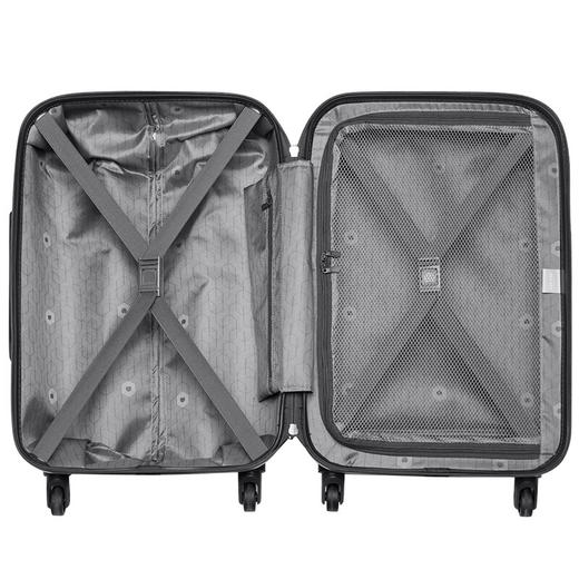 delsey法国大使时尚旅行箱拉杆箱tsa海关锁24寸深灰色00357980107
