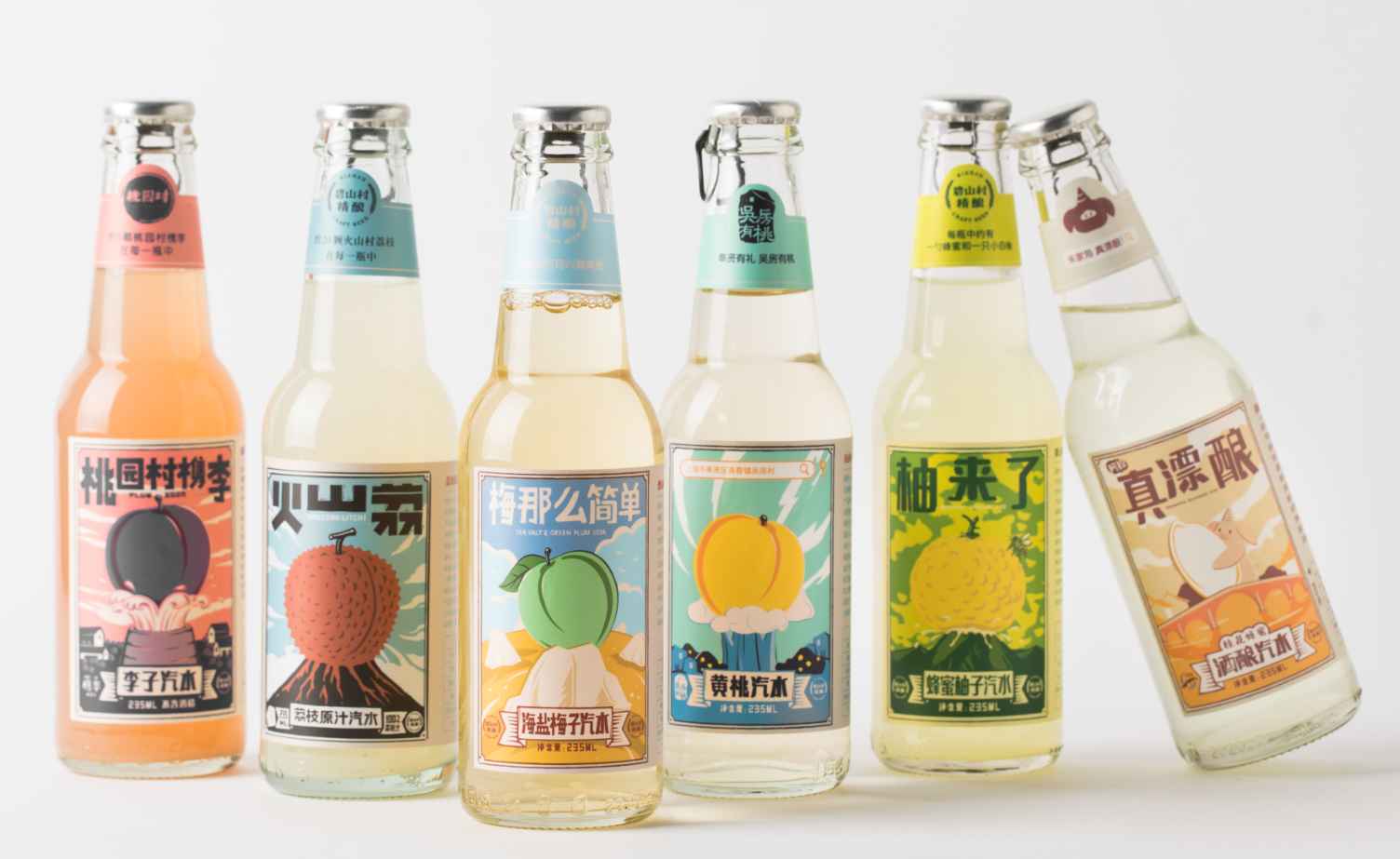 碧山精酿-气泡水组合 235ml/瓶*6瓶