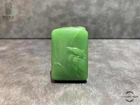 【御珠宫坊·传承系列】碧玉一鹭连科牌