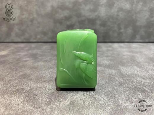 【御珠宫坊·传承系列】碧玉一鹭连科牌 商品图0