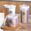 【储物罐】*分格杂粮储物罐 透明塑料咖啡豆零食收纳盒厨房食品收纳罐密封罐 商品缩略图0