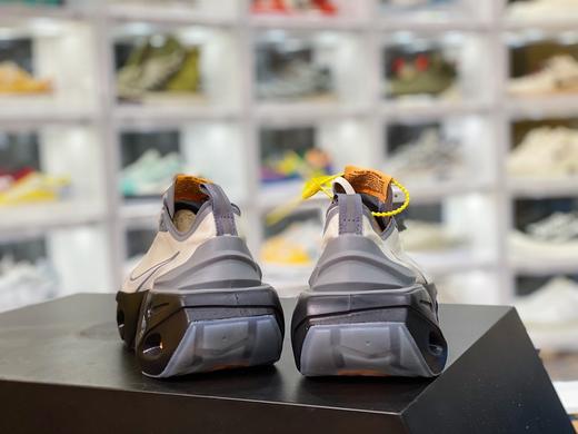 轻便透气#防滑 增高 耐克Nike 维斯塔坦克厚底系列老爹风休闲运动超级慢跑鞋“米白深灰黑三文鱼橘”BQ4800-011 商品图2