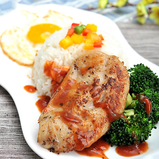 1kg 大成WOW鸡扒 蜜汁黑椒味/奥尔良风味 冷冻半成品家庭速食鸡扒鸡排 煎炸煮烹饪 商品图1