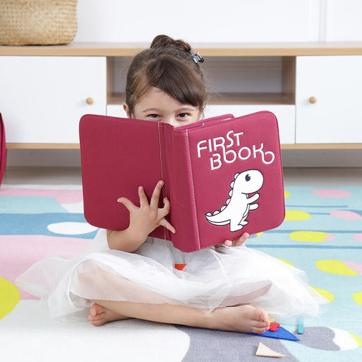 【启蒙早教，益智布书】德国skyflag思概宝宝撕不烂早教书读物婴儿童动手工diy材料包立体布书蒙特梭利土豪书my first book布艺书幼儿园男女孩书包背包玩具生日礼物 商品图4