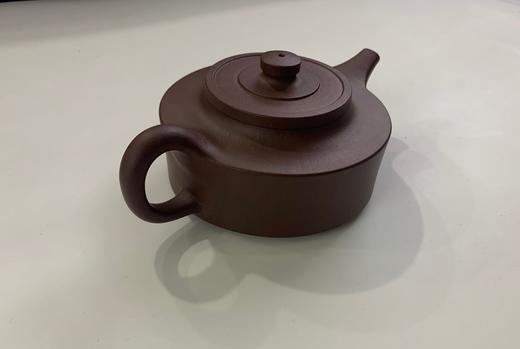 紫砂壶-周盘壶，原矿老紫泥，秦巡全手工制作，200ML左右 商品图0