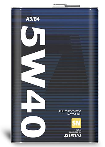 全新爱信包装 AISIN润滑油全合成进口机油SN级5W40 商品图0