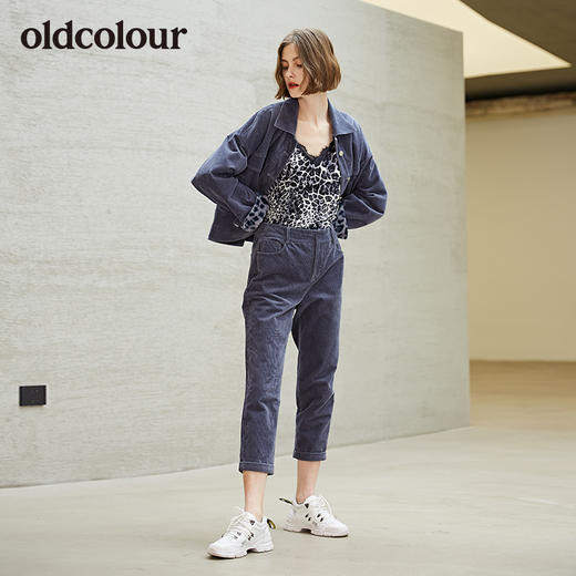 oldcolour时尚新款藏肉舒适长裤女裤L34073406 商品图4
