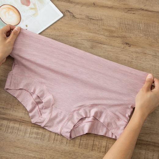 女士彩纱莫代尔大版蕾丝花边撞色印花三角内裤2897/2925/2917/2909 商品图4