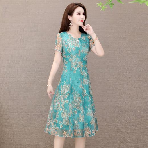 MQ-XM216夏装新款洋气显瘦遮肚子女土连衣裙YY 商品图1