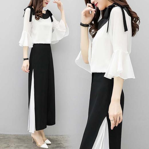 YKM-G9792新款时尚俏皮洋气网红女神范两件套 商品图1