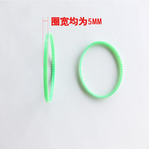 TRF1平车滚轮压脚圈 绿色塑料滚轮压脚圈 滚筒压脚皮革胶圈 商品图3