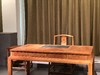 红桥红  家具严选  缅甸花梨（大果紫檀）  【158石盘茶趣 双抽屉马蹄腿茶桌】 商品缩略图6